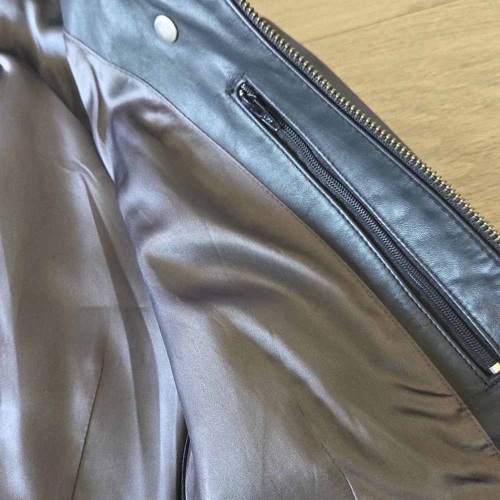 Women's Harley- Davidson Wicked Willie G Skull Genuine Leather Size S. Swarvoski - Picture 14 of 16